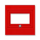 Накладка Levit для розеток USB/HDMI/VGA красн. ABB 2CHH290040A4065