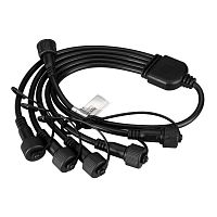 Коннектор питания ARD-CLASSIC-SYNC-RGB Ardecoled 230В 5 порта закрытый черн. Arlight 031791