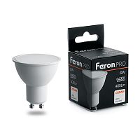Лампа светодиодная LB-1606 6Вт MR16 6400К GU10 230В FERON 38088