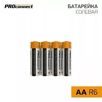 Элемент питания солевой AA/R6P (уп.4шт) PROCONNECT 30-0010
