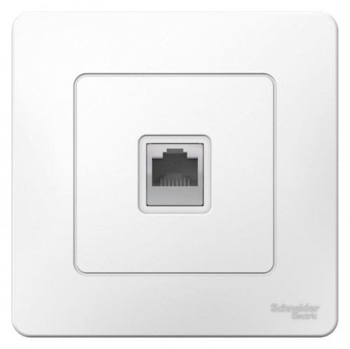 Розетка телефонная 1-м СП Blanca RJ11 бел. SE BLNIS011001 фото 2