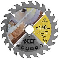 Диск пильный для циркулярных пил по дереву 305х30/25.4х80T FIT 37762
