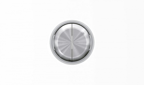 Клавиша для 2-кл. выкл./перекл./кнопок SKY Moon кольцо хром ABB 2CLA861100A1401