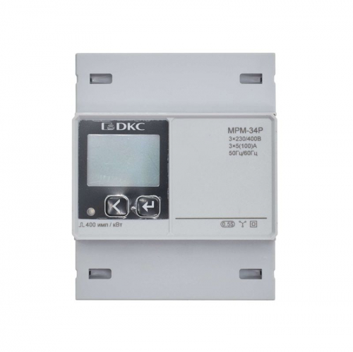 Устройство измерительное многофункциональное МРМ LCD дисплей на DIN-рейку DKC MPM-34P фото 2