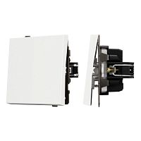 Выключатель звонковый SWT-TENDO-MKR1-SFPL-WH 10А 230В механизм Arlight 054590