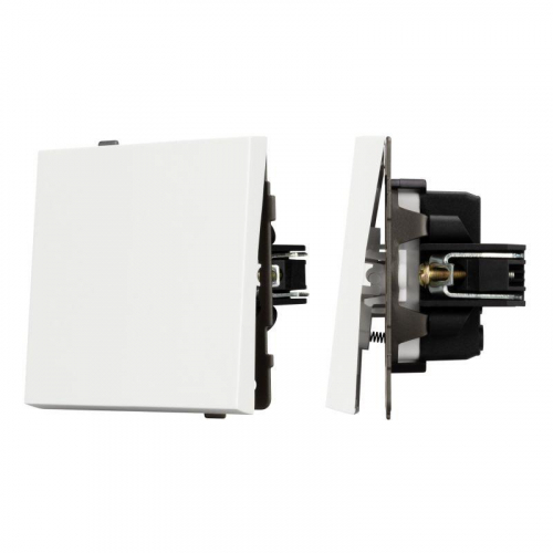 Выключатель звонковый SWT-TENDO-MKR1-SFPL-WH 10А 230В механизм Arlight 054590