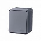 Переключатель проходной 1-кл. ОП AtlasDesign PROFI IP54 10AX антрацит SE ATN544061