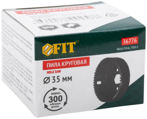 Пила круговая инструментальная сталь 35мм FIT 36776 фото 3