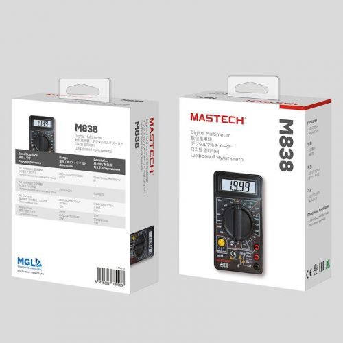 Мультиметр портативный M838 Mastech 13-2004 фото 4