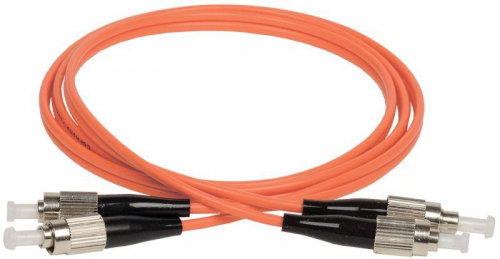 Патч-корд оптический коммутационный соединительный для многомодового кабеля (MM); 50/125 (OM2); FC/UPC-FC/UPC (Duplex) (дл.3м) ITK FPC50-FCU-FCU-C2L-3M