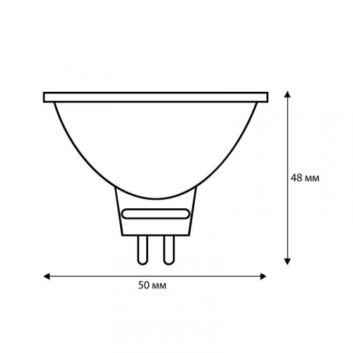 Лампа светодиодная LED10-JCDR/830/GU5.3 10Вт рефлектор матовая 3000К тепл. бел. GU5.3 220В Camelion 13684 фото 2