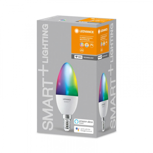 Лампа светодиодная SMART+ WiFi Candle Multicolour 40 5Вт/2700-6500К E14 LEDVANCE 4058075485570 фото 2