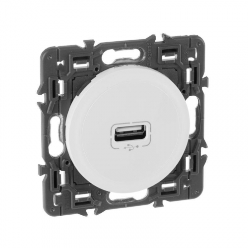 Панель лицевая Celiane для механизма USB роз. бел. Leg 068253 фото 3