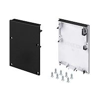 Заглушка SL-LINE-4970 BLACK пластик (уп.2шт) Arlight 029184