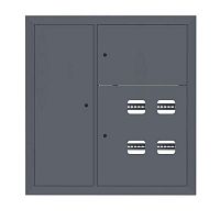 Щит этажный 4кв. слаботочка слева RAL7024 (1000х950х150) PROxima EKF mb29-v-4z-ral7024