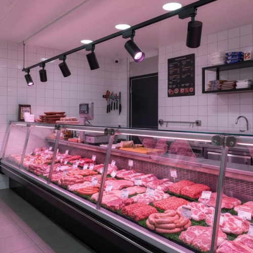 Светильник светодиодный трековый PTR 0730 Food Meat 30Вт IP40 24град. BL черн. Pro+ JazzWay 5026605 фото 12