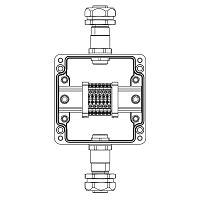Коробка взрывозащищенная клеммная из полиэстера TBE-P-03-(6xCBC.2)-1xKAEPM2MHK-20(A)-1xKAEPM2MHK-20(C)1Ex e IIC Т5 Gb / Ex tb IIICT95град.C Db IP66/КЗ DKC 1231.031.22.11B