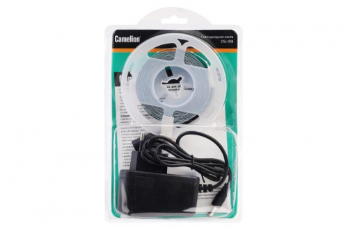 Лента светодиодная DSL-008 2835-60D IP20 4000К (уп.3м) Camelion 15694 фото 2