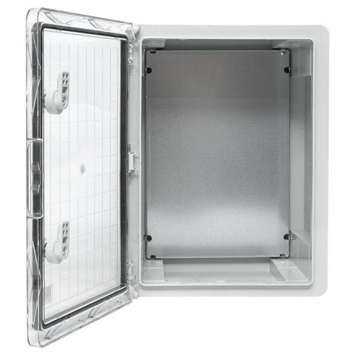Бокс пластиковый с монтажной платой 400х300х220 IP65 прозр. дверь PROxima EKF PBT65MP004 фото 9