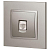 Розетка компьютерная Elegance 14-3107-16 RJ45 титан Эра Б0065764