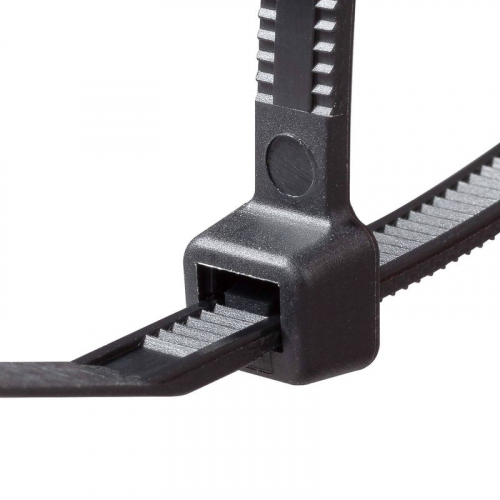 Хомут нейлоновый КСС MULTILOCK 5х350 черн. (уп.100шт) Fortisflex 102322 фото 2