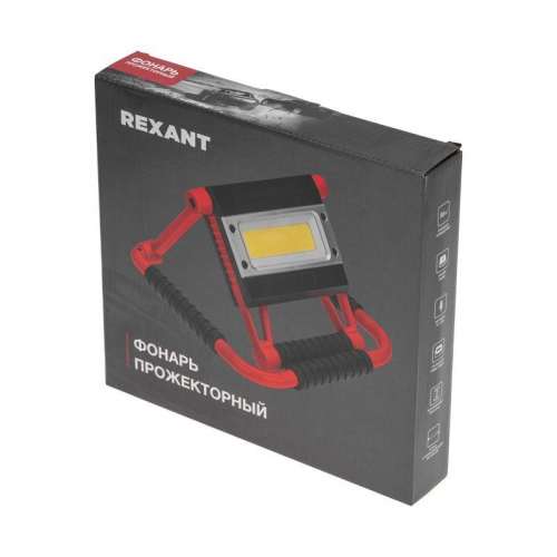 Фонарь прожекторный складной с функцией Power bank Rexant 75-8001 фото 11