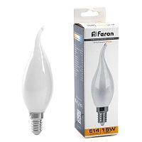 Лампа светодиодная LB-718 15Вт матовая 2700К E14 230В FERON 38260