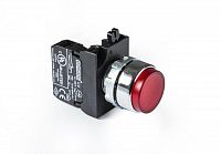 Кнопка нажимная круглая выступающая CM200HK (1НЗ) красн. EMAS CM200HK