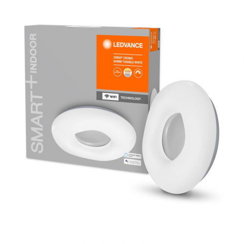 Светильник светодиодный SMART WIFI ORBIS CROMO RD 500 TW CR LEDVANCE 4058075486485 фото 4