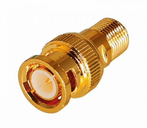 Переход гнездо F - штекер BNC GOLD Rexant 05-3201-1 фото 4