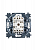 Выключатель 1-кл. СП Levit IP20 жемчуж./ледяной ABB 2CHH590145A6068