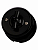 Выключатель поворотный проходной с ручкой (бантик) 10А черный «Виви» TDM