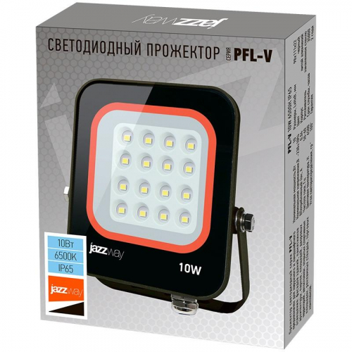 Прожектор светодиодный PFL-V 10Вт 6500К IP65 ДО JazzWay 5039674 фото 2