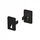 Заглушка SL-MINI-8-H12 BLACK с отверстием пластик Arlight 037506