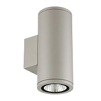 Светильник светодиодный ULU-S22D-2х12W/2700К IP65 LIGHT GREY архитектурный уличный накладной тепл. бел. корпус свет./сер. Uniel UL-00011084