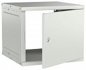 Шкаф настенный 9U 600х600мм дверь метал. сер. GENERICA LWE3-09U66-MF-G