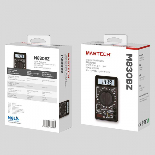 Мультиметр портативный M830BZ Mastech 13-2002 фото 3