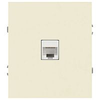 Розетка информационная 1-м СП Arktik RJ45 16А IP20 250В сл. кость Эра Б0070475