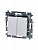 Выключатель 2-кл. СП Levit IP20 бел./дым. черн. ABB 2CHH590545A6062