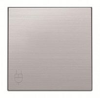 Накладка розетки с крыш. SKY нерж.сталь ABB 2CLA858810A1401