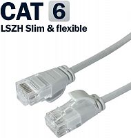Патч-корд U/UTP, кат.6, 28AWG(7x0,127 мм), чистая медь, LSZH, Slim & flexible, серый, 7 м Filum FL-U6-C-LSZH-SLIM-7.0M