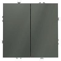 Выключатель 2-кл. СП S70 10А механизм титан Voltum VLS020106