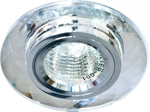 Светильник DL8050-2 G5.3 MR16 потолочн. серебр. + серебр. FERON 18643
