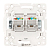 Розетка компьютерная 2-м Стокгольм RJ-45 механизм бел. EKF EYK02-035-10