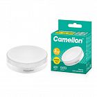 Лампа светодиодная LED6-GX53/830/GX53 6Вт таблетка матовая 3000К тепл. бел. GX53 220В Camelion 13542