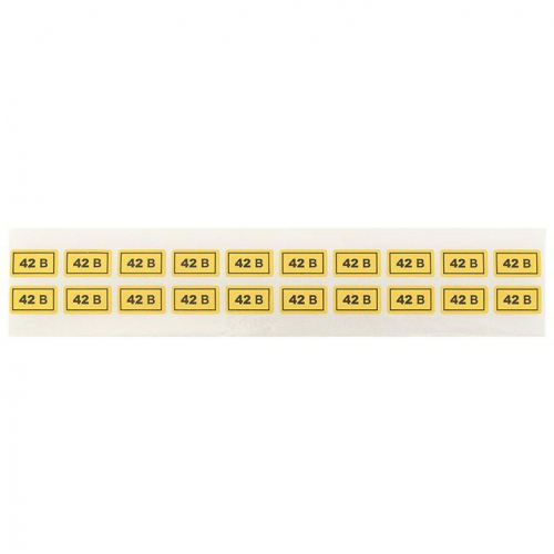Наклейка "42В" 10х15мм EKF an-2-06 фото 3
