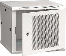 Шкаф LINEA W 9U 600х600мм перфорир. дверь RAL7035 ITK LWR3-09U66-PF