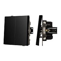 Выключатель управления шторами SWT-TENDO-MKR2-PL-BK 10А 230В механизм Arlight 054139