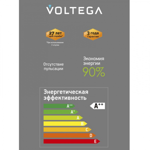Лампа светодиодная филаментная Loft 271 YX-G125175LXFEC01 4Вт 2200К E27 DIM Voltega 8575 фото 4