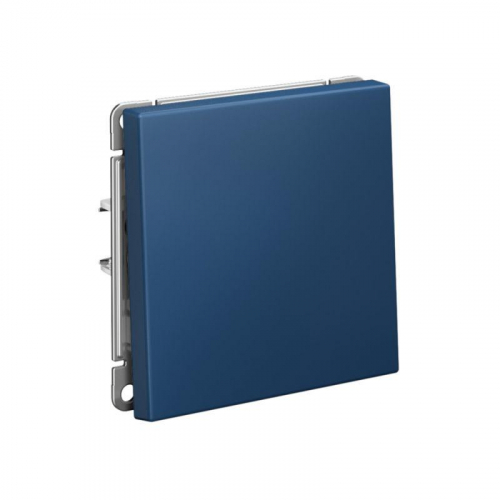 Выключатель кнопочный 1-кл. ArtGallery быстрозажим. клем. механизм аквамарин SE GAL001115S фото 8